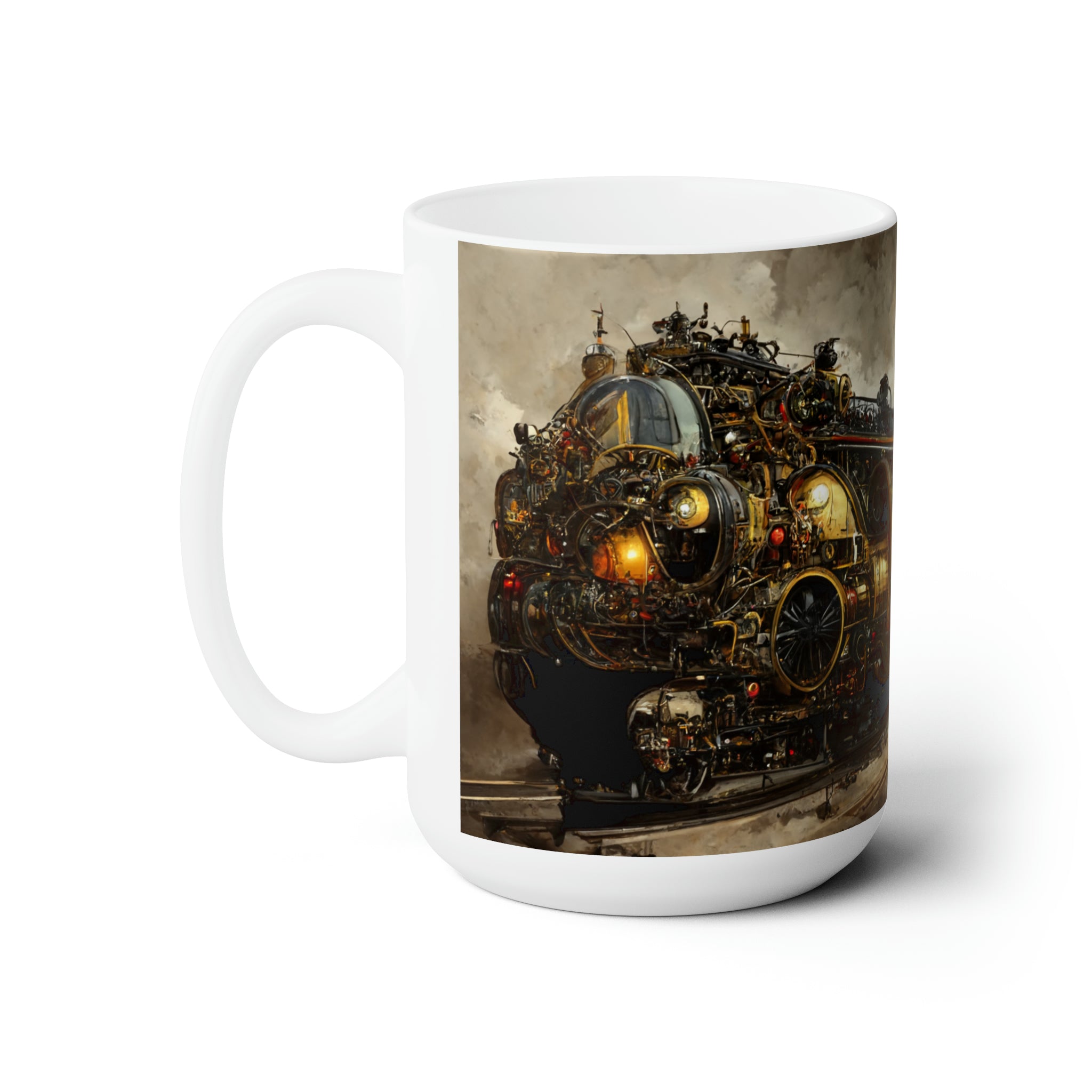 Steampunk Train Mug 15oz