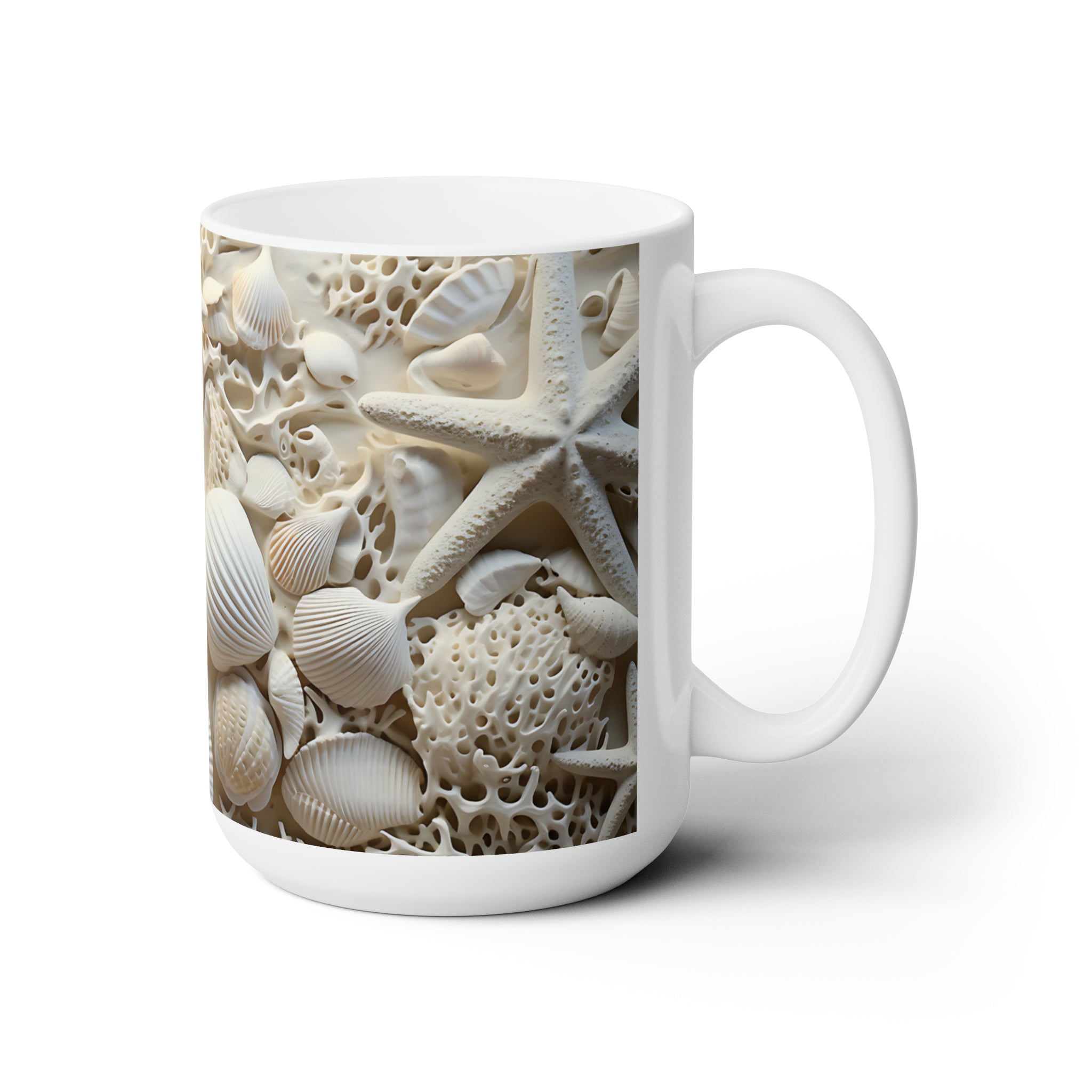 Seashell Beach Mug 15 oz