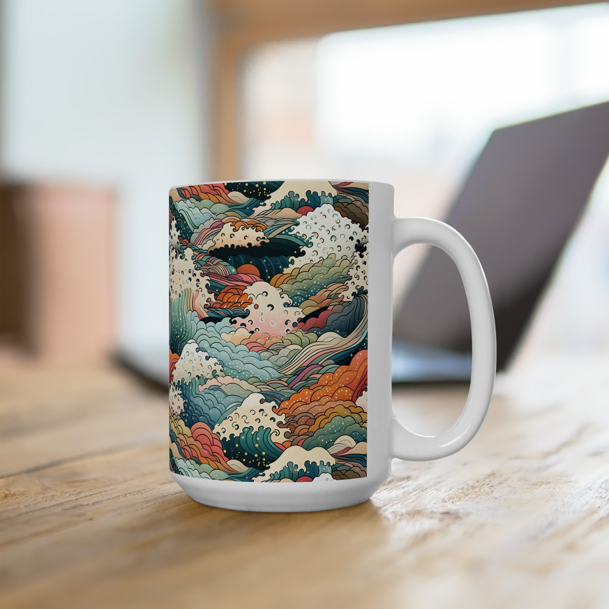 Turbulent Seas Mug 15 oz